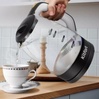 Чайник электрический стеклянный КТ-6632 - 1.7 л