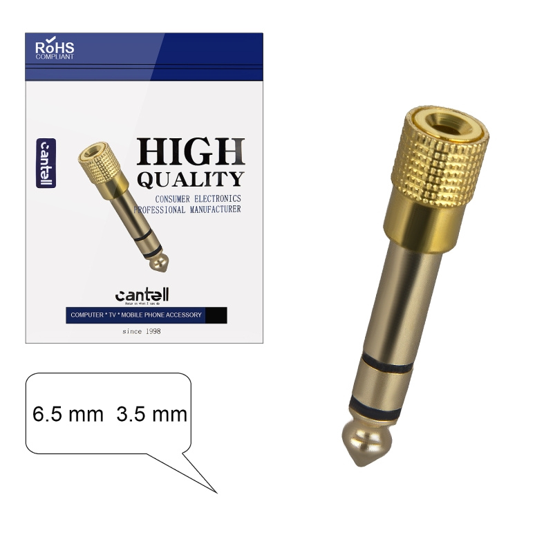 Переходник 6.5mm на 3.5mm female adapter Переходник 6.5mm на 3.5mm female adapter