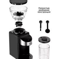 Кофемолка электрическая жерновая КТ-7168 - 200 Вт Кофемолка электрическая жерновая КТ-7168 - 200 Вт