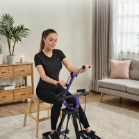 Велотренажер для дома с сиденьем КТ-6087 (2 в 1)