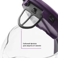 Чайник электрический стеклянный с подсветкой КТ-640 - 1.7 л