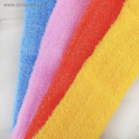 Мочалка для тела Доляна &laquo;Банный пояс&raquo;, 45,5&times;11 см, цвет МИКС