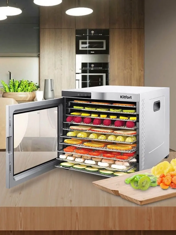 Сушилка для овощей и фруктов КТ-1910 - 1000 Вт