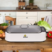 Гриль электрический со съемными панелями КТ-1685 - 1500 Вт