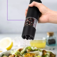 Мельница для специй электрическая для соли и перца КТ-6009