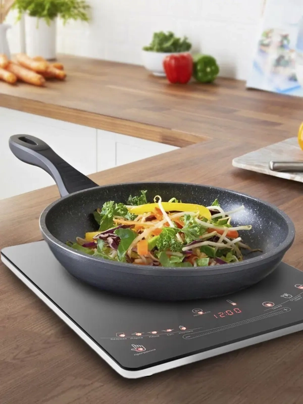 Индукционная плита настольная КТ-106 Ultra Slim, 2000 Вт