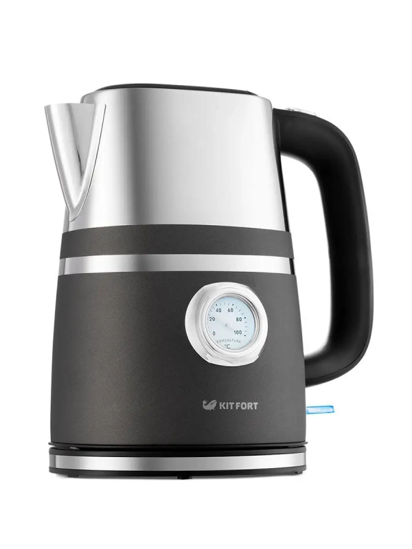 Чайник электрический металлический КТ-670 - 1.7 л