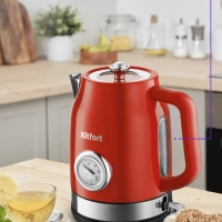 Чайник электрический металлический КТ-6147 - 1.7 л