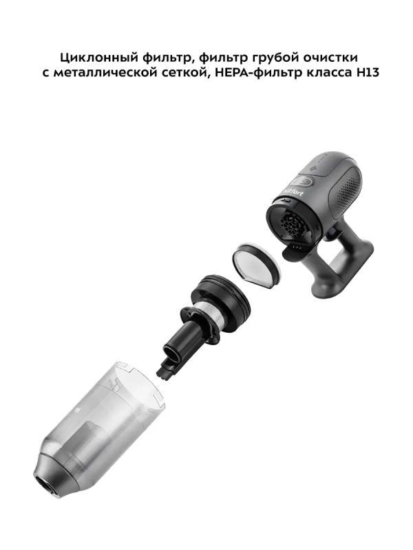 Беспроводной пылесос для дома КТ-5122 - 250 Вт