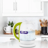 Чайник электрический стеклянный с подсветкой КТ-6140 - 1.7 л