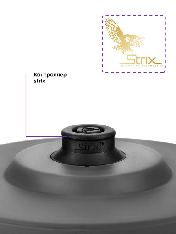 Чайник электрический металлический пластик КТ-6115 - 1.5 л Чайник электрический металлический пластик КТ-6115 - 1.5 л