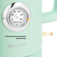 Чайник электрический металлический КТ-659 - 1.7 л