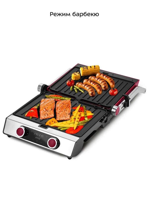 Электрогриль Электрогриль "2 в 1" гриль электрический КТ-3631 - 2200 Вт