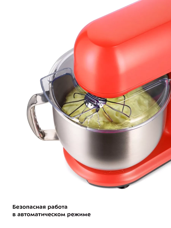 Цельнометаллический планетарный миксер КТ-3473 - 1500 Вт Цельнометаллический планетарный миксер КТ-3473 - 1500 Вт