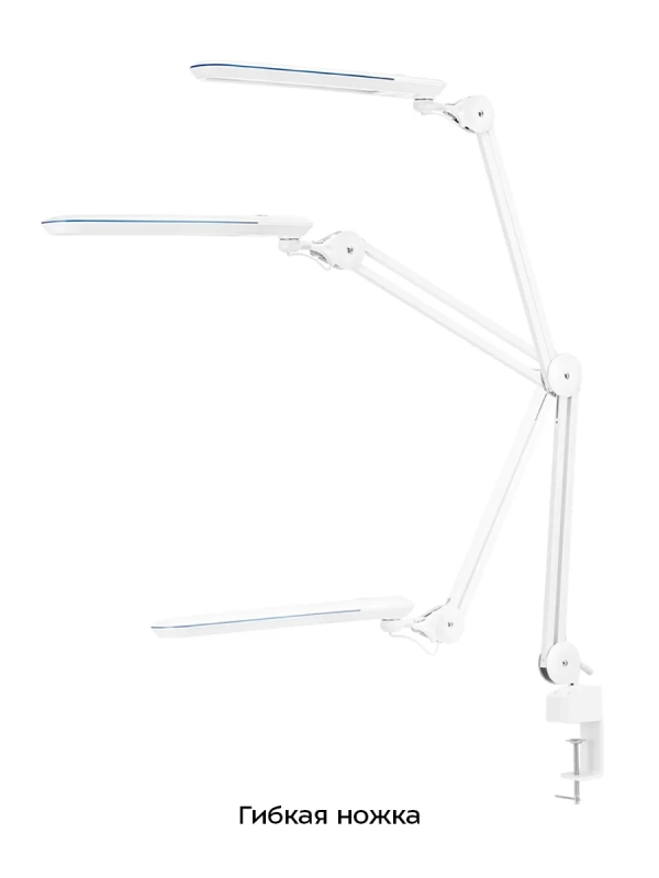 Бестеневая лампа светодиодная на струбцине КТ-3725 - 12 Вт