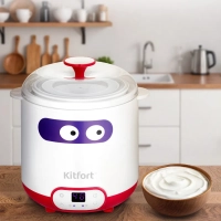 Йогуртница электрическая с таймером КТ-6402 - 1,5 л - 20 Вт