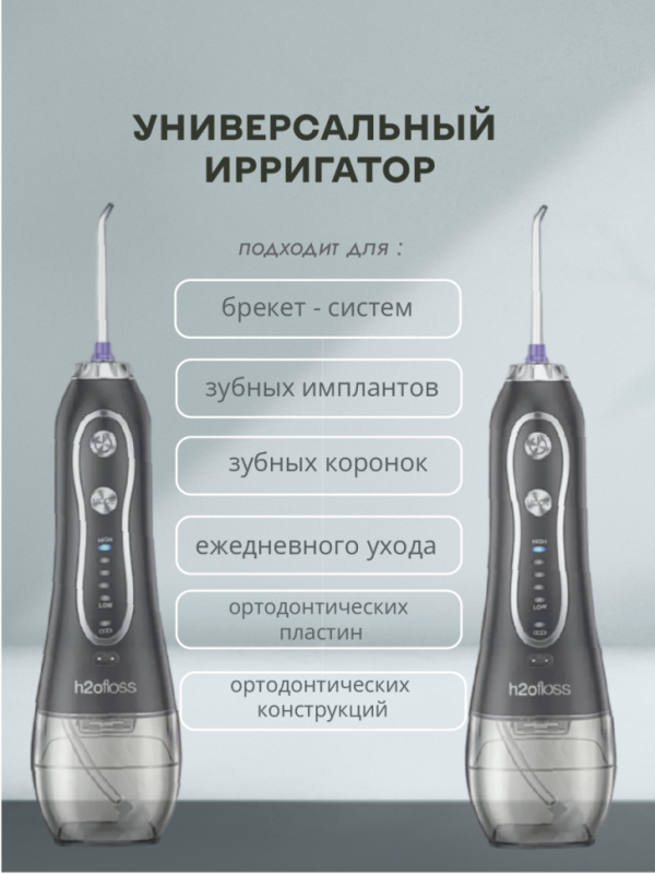 Ирригатор для зубов портативный с насадками Ирригатор для зубов портативный с насадками