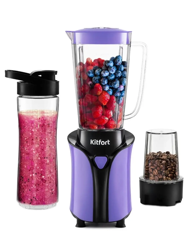 Блендер стационарный с чашей КТ-3034 (3 в 1) - 350 Вт Блендер стационарный с чашей КТ-3034 (3 в 1) - 350 Вт