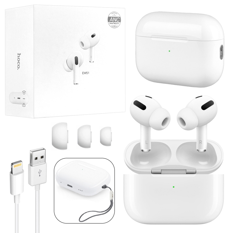 Гарнитура EW51 Bluetooth HOCO белая