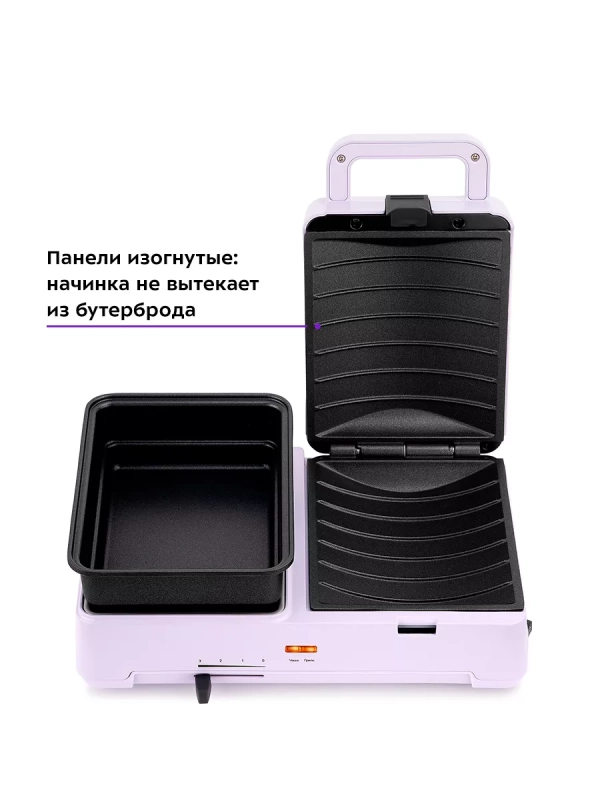 Бутербродница электрическая сендвичница КТ-6061 (2 в 1) Бутербродница электрическая сендвичница КТ-6061 (2 в 1)