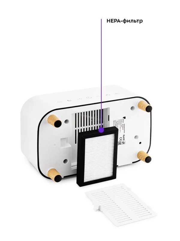 Увлажнитель воздуха для дома КТ-2811 (2 в 1) - 25 Вт Увлажнитель воздуха для дома КТ-2811 (2 в 1) - 25 Вт