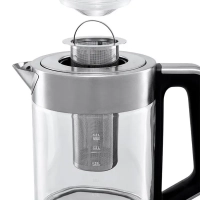 Чайник электрический стеклянный с подсветкой КТ-622 - 1.7 л