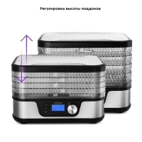 Сушилка для овощей и фруктов КТ-1918 - 380 Вт