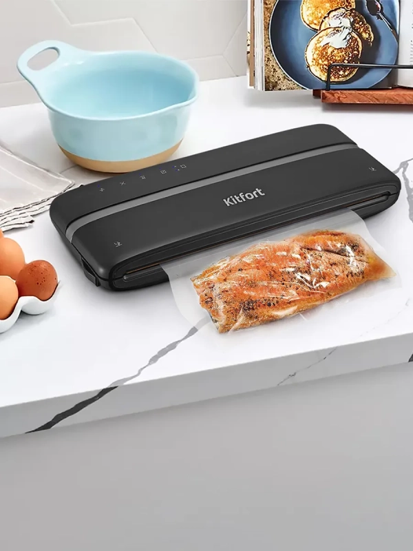 Вакууматор КТ-1526 вакуумный упаковщик для продуктов 110 Вт Вакууматор КТ-1526 вакуумный упаковщик для продуктов 110 Вт