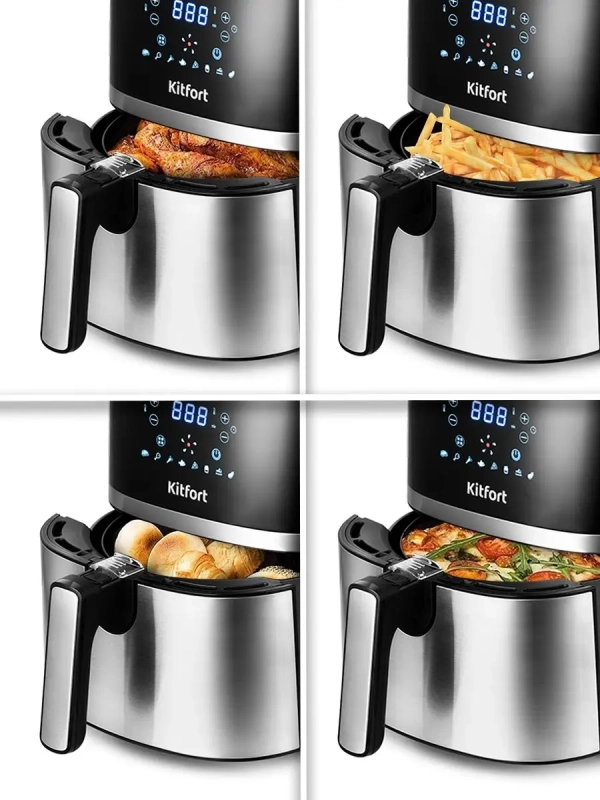 Аэрогриль электрический КТ-2221 - 3.3 л - 1500 Вт