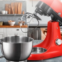 Цельнометаллический планетарный миксер КТ-3488 - 1000 Вт Цельнометаллический планетарный миксер КТ-3488 - 1000 Вт