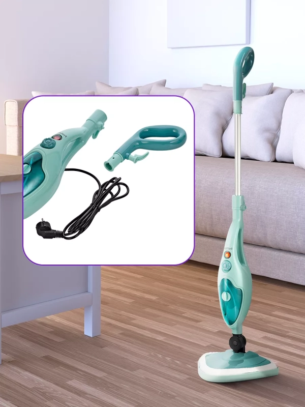 Паровая швабра с насадками КТ-1079 (2 в 1) - 1300 Вт Паровая швабра с насадками КТ-1079 (2 в 1) - 1300 Вт