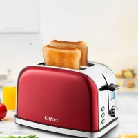 Тостер для хлеба с поддоном КТ-2036 2 слота