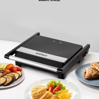 Электрогриль КТ-3603 двусторонний гриль электрический 2000Вт