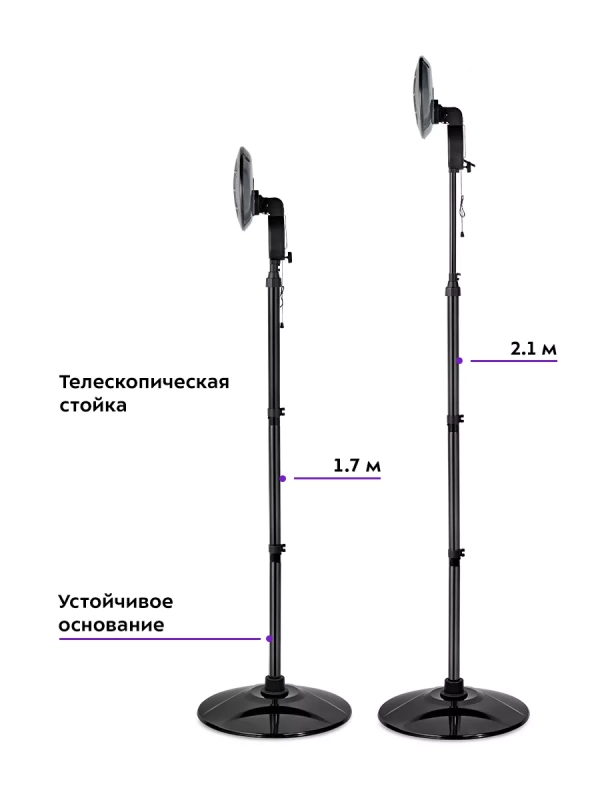 Инфракрасный обогреватель электрический КТ-2714 - 2000 Вт