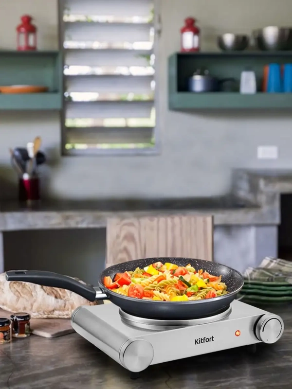 Электрическая плита настольная КТ-151 - 1500 Вт Электрическая плита настольная КТ-151 - 1500 Вт