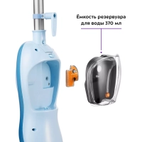 Паровая швабра с насадками КТ-1046 - 1500 Вт - 370 мл Паровая швабра с насадками КТ-1046 - 1500 Вт - 370 мл