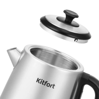 Чайник электрический металлический КТ-6198 - 1.7 л Чайник электрический металлический КТ-6198 - 1.7 л