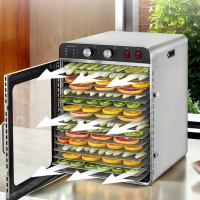 Сушилка для овощей и фруктов с озонатором КТ-4926 - 1720 Вт Сушилка для овощей и фруктов с озонатором КТ-4926 - 1720 Вт