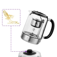 Чайник электрический стеклянный КТ-6116 - 1.7 л Чайник электрический стеклянный КТ-6116 - 1.7 л