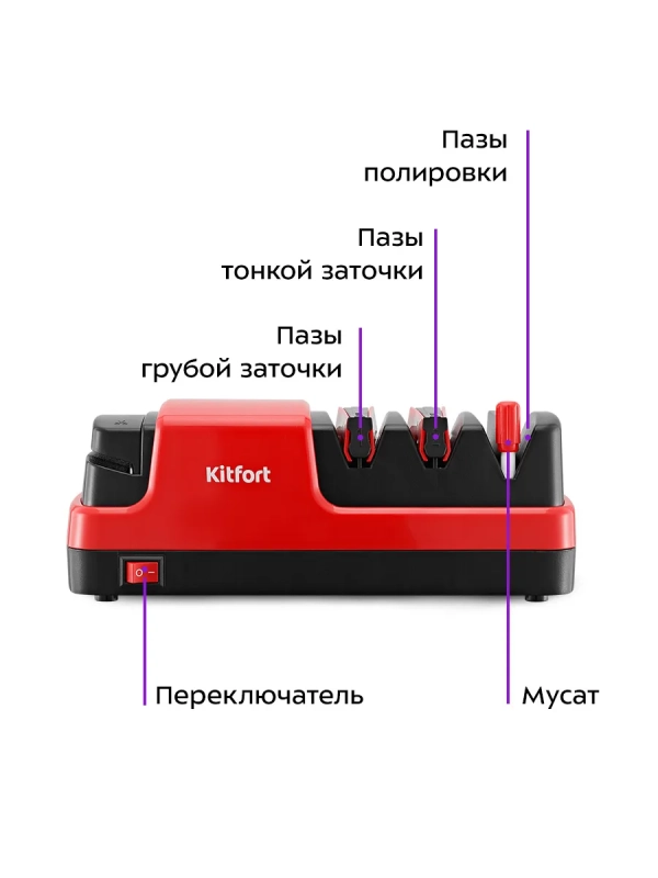 Ножеточка электроточилка для ножей КТ-6549 - 20 Вт