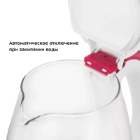 Чайник электрический стеклянный КТ-6678 - 1.7 л Чайник электрический стеклянный КТ-6678 - 1.7 л