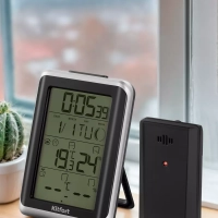 Метеостанция домашняя погодная станция часы КТ-3377