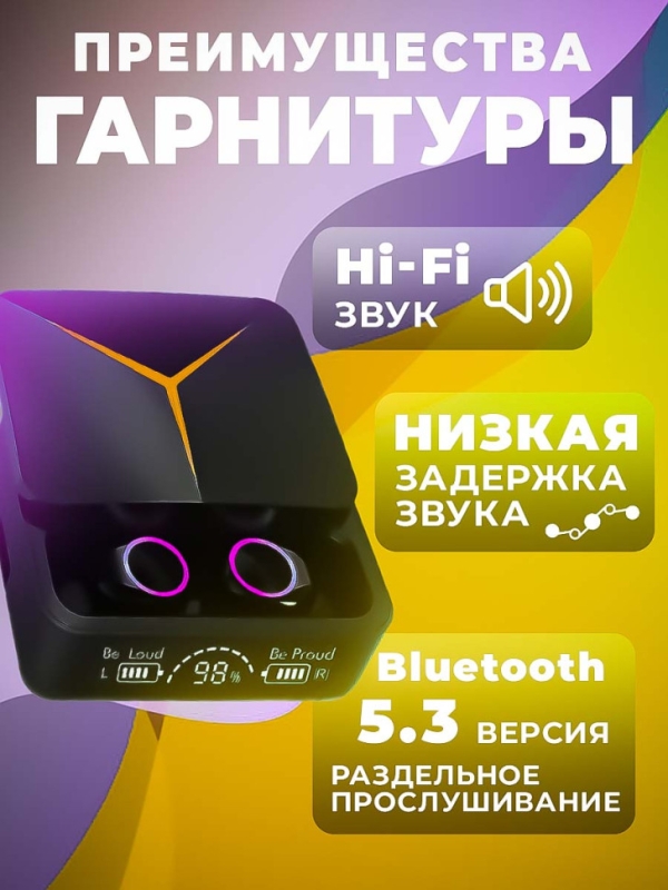 Беспроводные игровые наушники M90 Pro Беспроводные игровые наушники M90 Pro