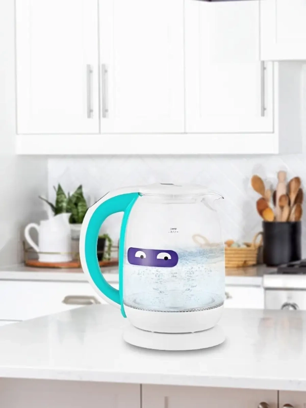 Чайник электрический стеклянный с подсветкой КТ-6140 - 1.7 л