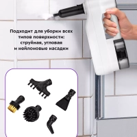 Паровая швабра с насадками КТ-1072 (2 в 1) - 1300 Вт
