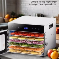 Сушилка для овощей и фруктов электрическая КТ-4920 - 400 Вт