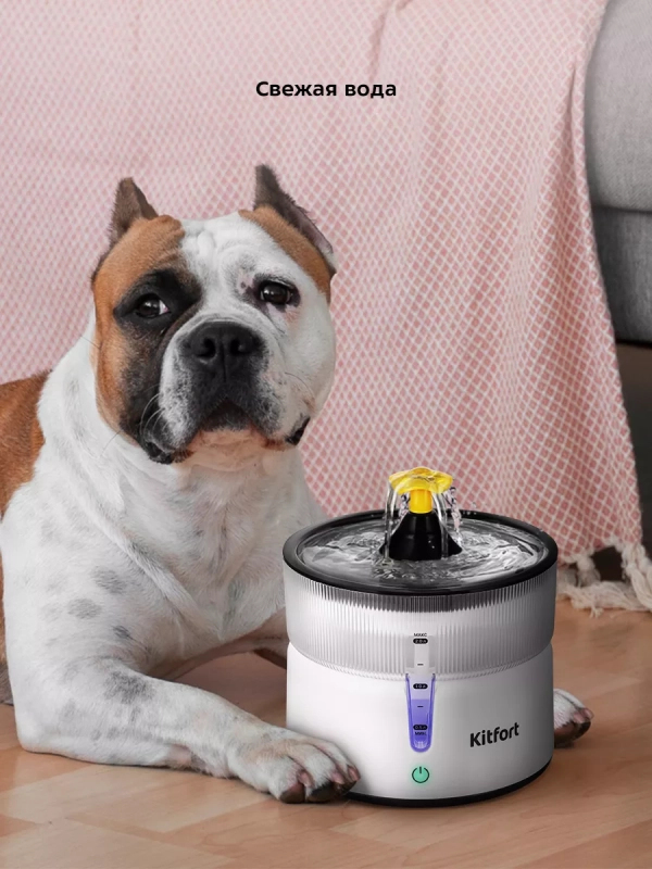 Поилка для собак фонтанчик для кошек КТ-6244 - 5 Вт