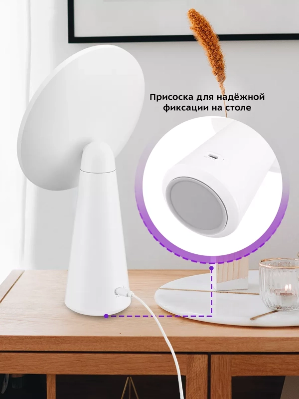 Зеркало с подсветкой косметическое КТ-3136 - 4 Вт