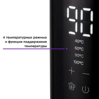 Чайник электрический металлический пластик КТ-6131 - 2200 Вт