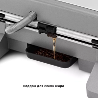 Электрогриль КТ-3622 двусторонний гриль электрический 1800Вт